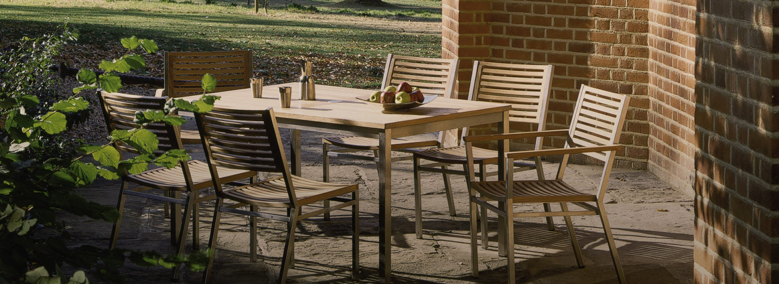 HOW TO MAINTAIN YOUR TEAK PATIO FURNITURE