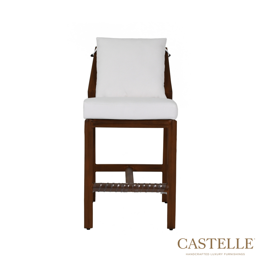 Berkeley Cushioned Armless Counter Stool