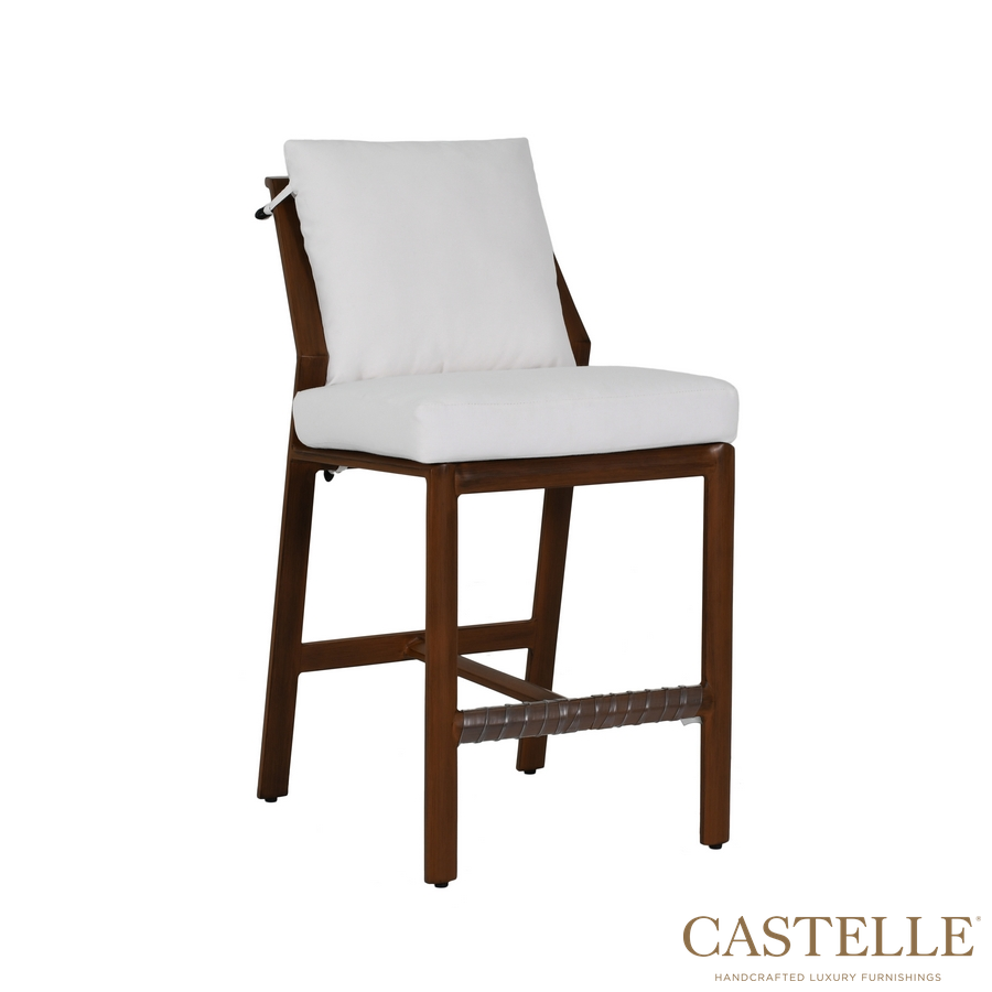 Berkeley Cushioned Armless Counter Stool