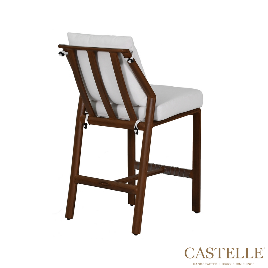 Berkeley Cushioned Armless Counter Stool