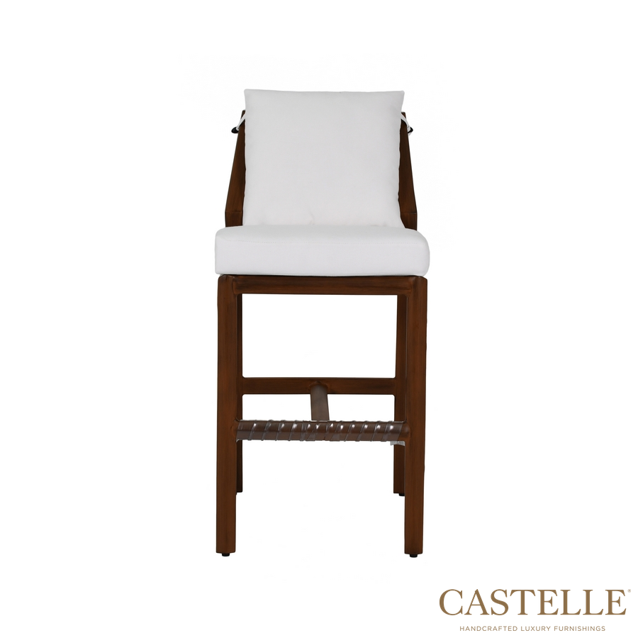 Berkeley Cushioned Armless Bar Stool