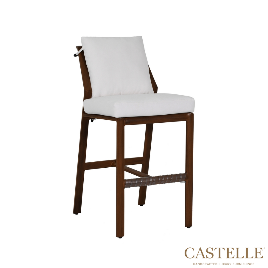 Berkeley Cushioned Armless Bar Stool