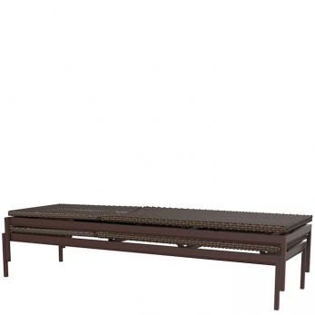 Cabana Club Woven 15" Armless Chaise Lounge