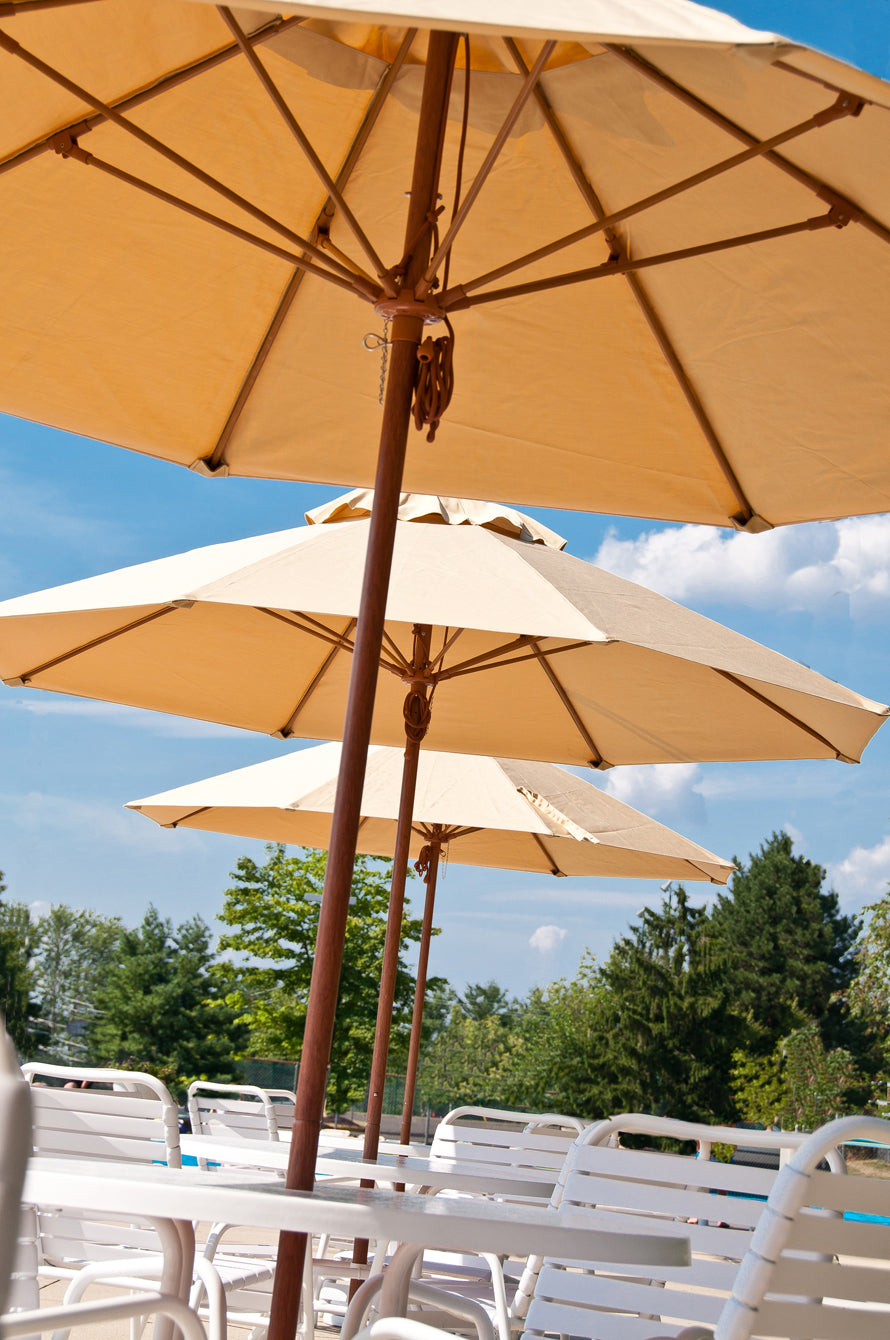 Monterey Market Umbrella - Pulley Lift