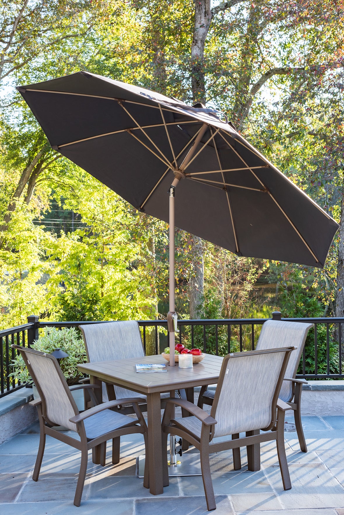 Monterey Market Umbrella - Crank/Auto Tilt