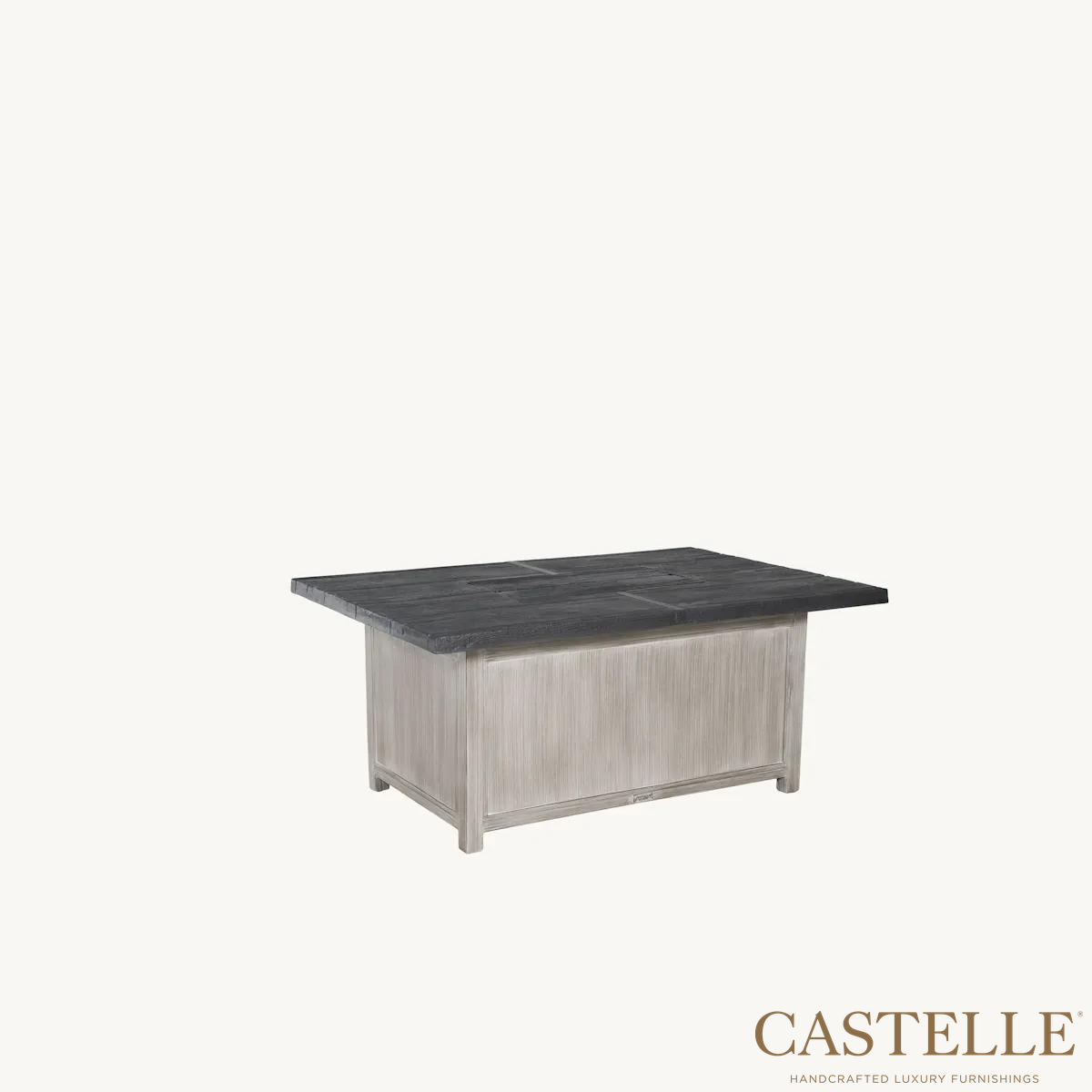 Antler Hill 36" X 52" Rectangular Coffee Table With Firepit