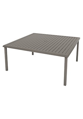 Amici 66" Square KD Dining Umbrella Table