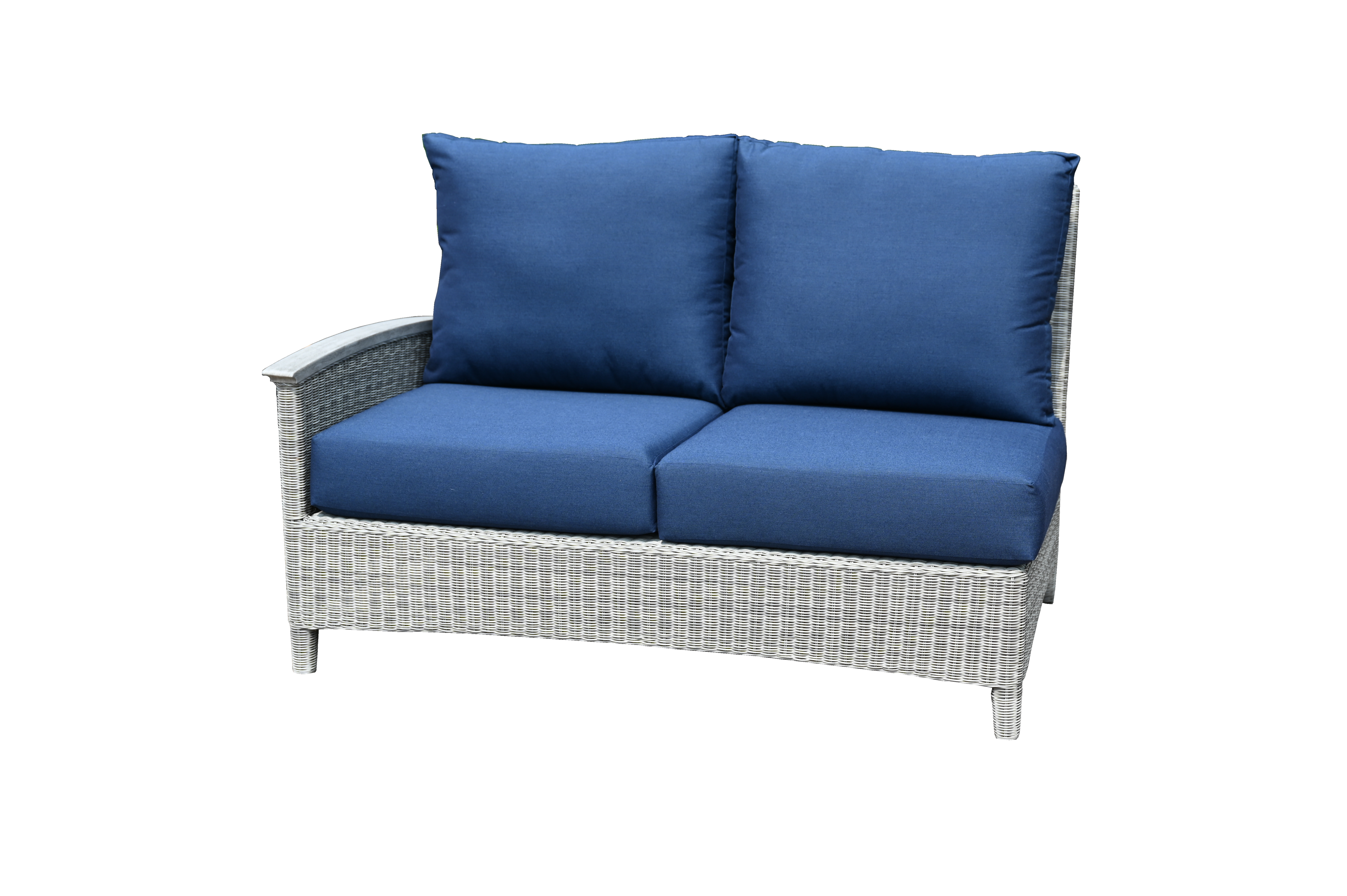 Bella Deep Seating Sectional Left Side Facing Settee