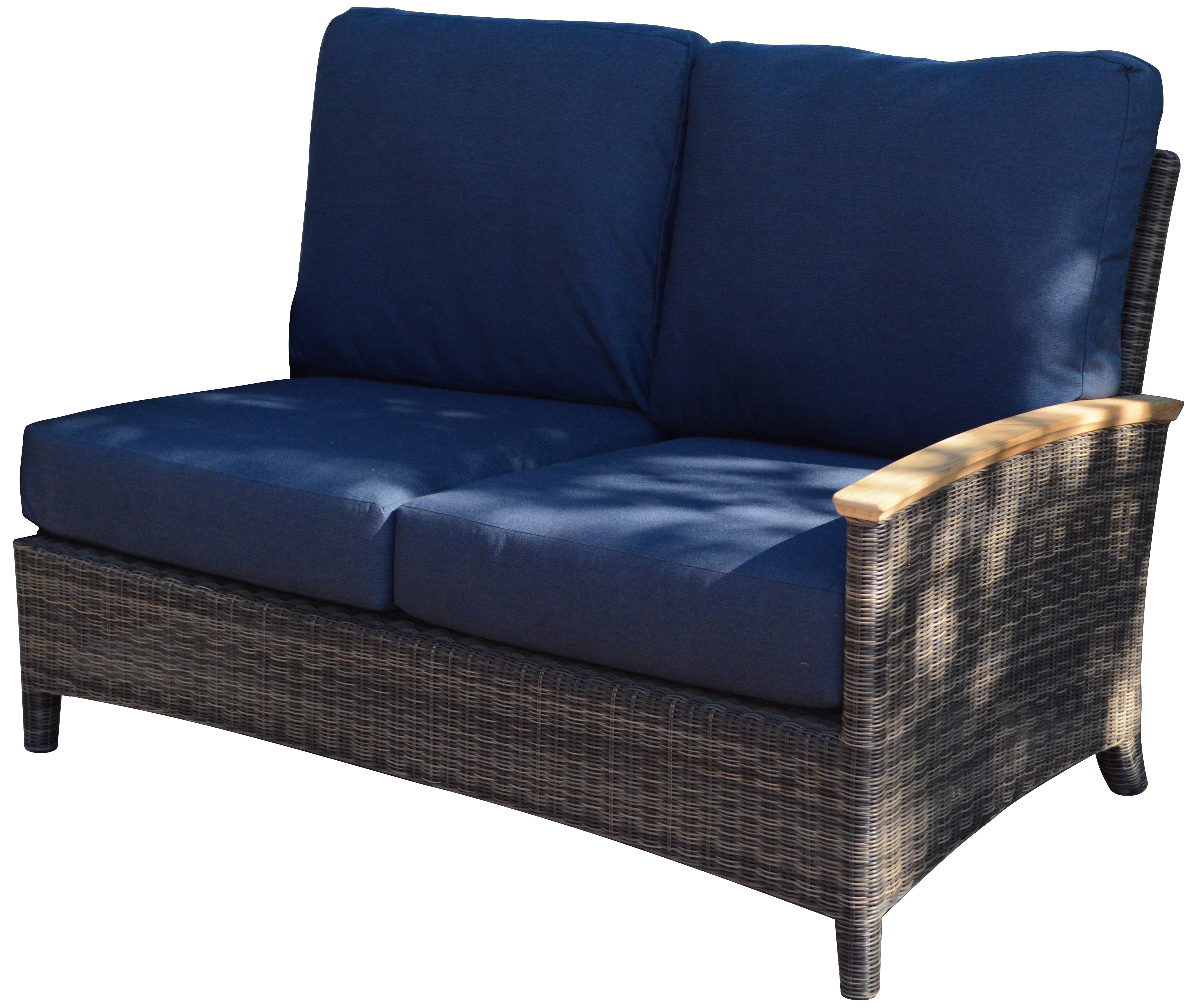 Bella Deep Seating Sectional Right Facing Settee