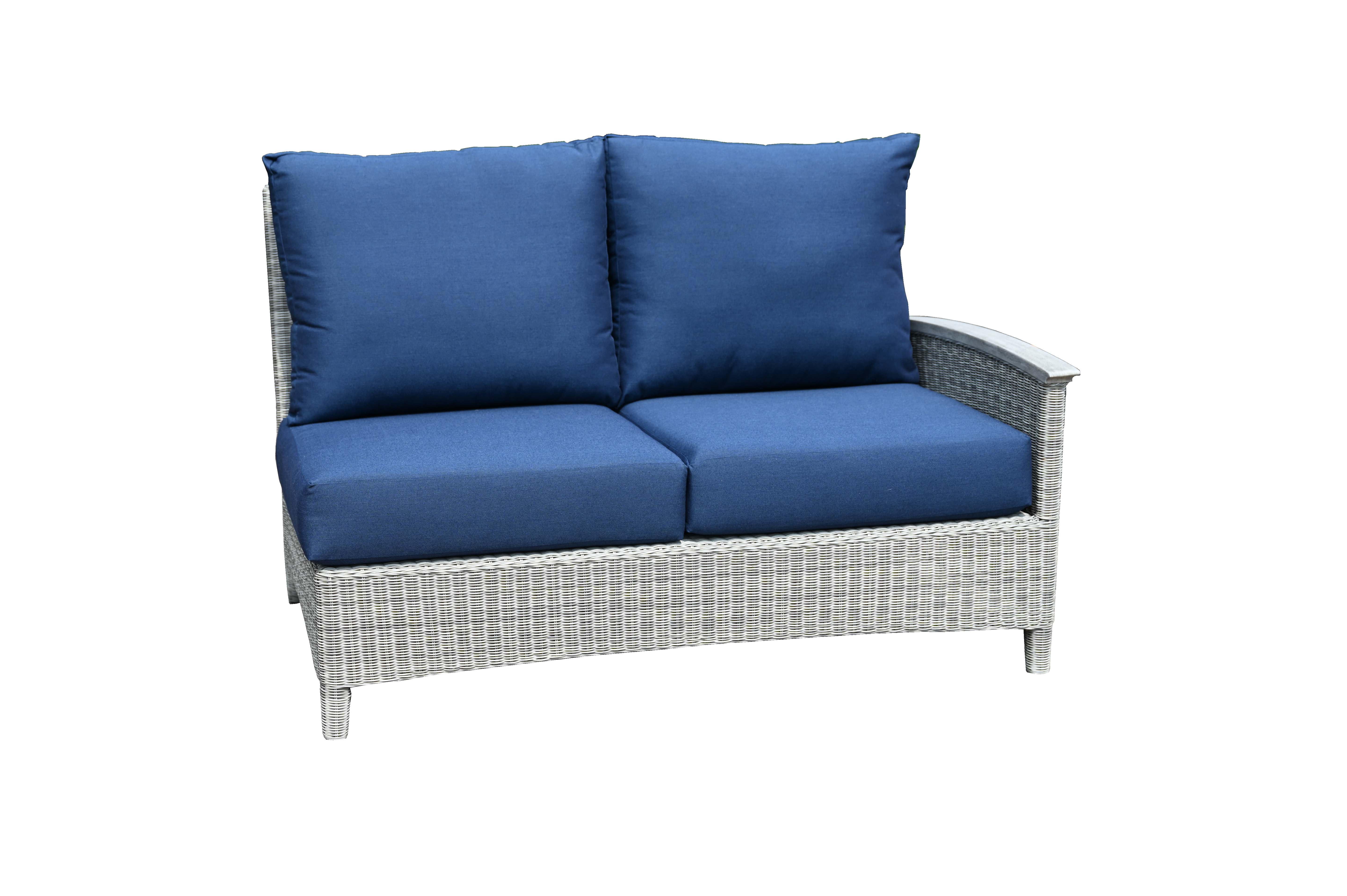 Bella Deep Seating Sectional Right Facing Settee