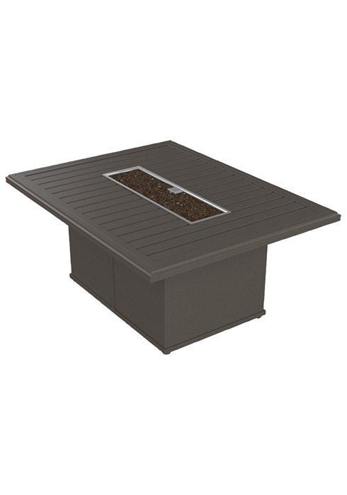 Banchetto 54" x 42" Rectangular Fire Pit, Built-In Ignitor