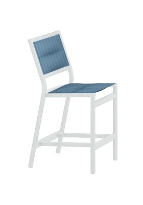 Cabana Club Padded Sling Armless Counter Height Stool