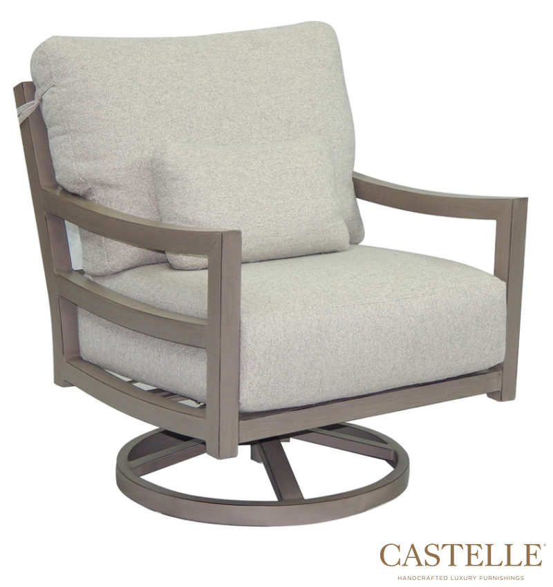 Roma Cushioned Lounge Swivel Rocker