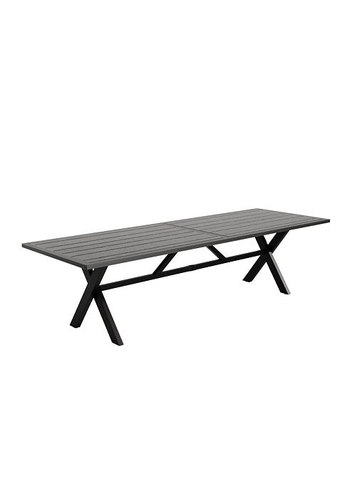Crestwood 108" x 36" Rectangular KD Dining Umbrella Table
