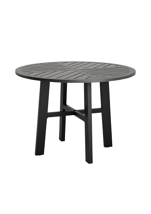 Crestwood 48" Round KD Counter Umbrella Table
