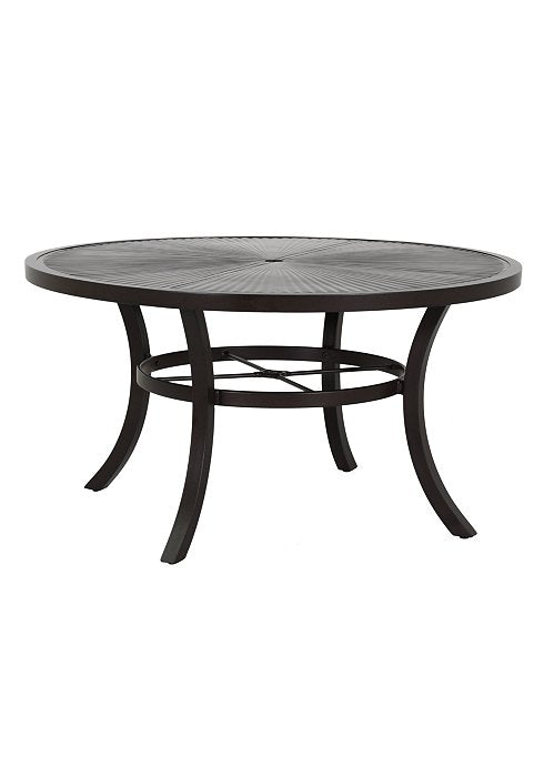 Linea 54" Round KD Dining Umbrella Table