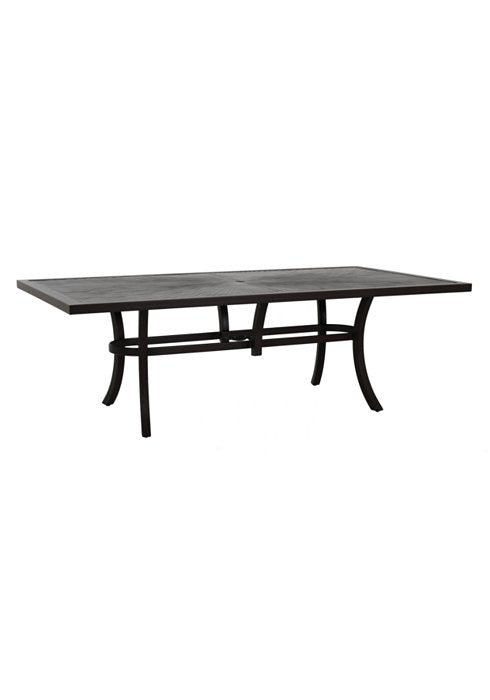 Linea 84" x 44" Rectangular KD Dining Umbrella Table