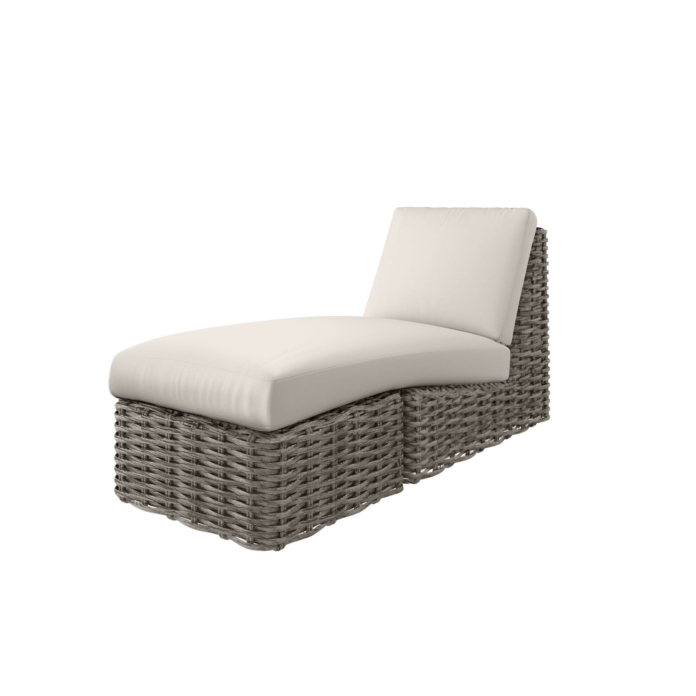 Mia Center Chair Section with Chaise Cushion