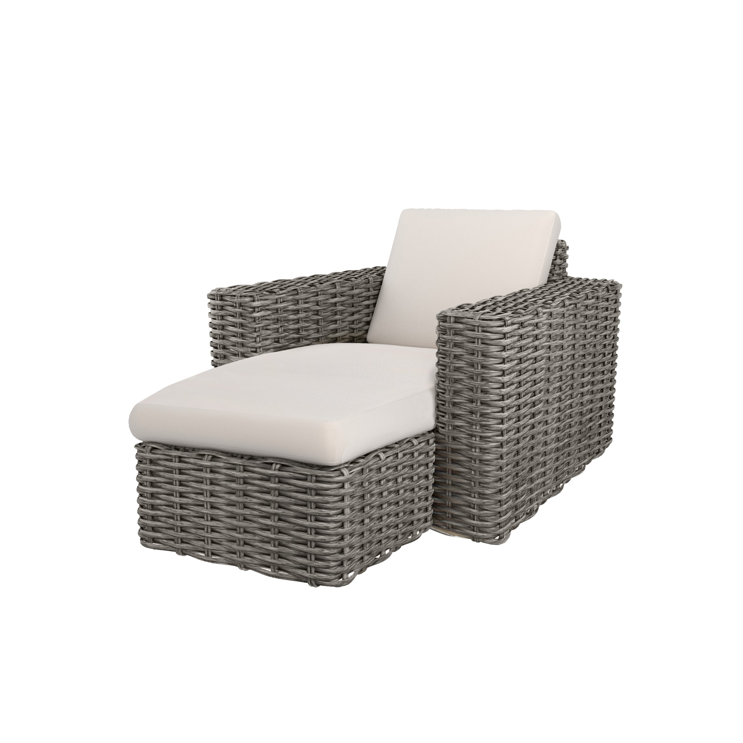 Mia Club Chair with Chaise Cushion