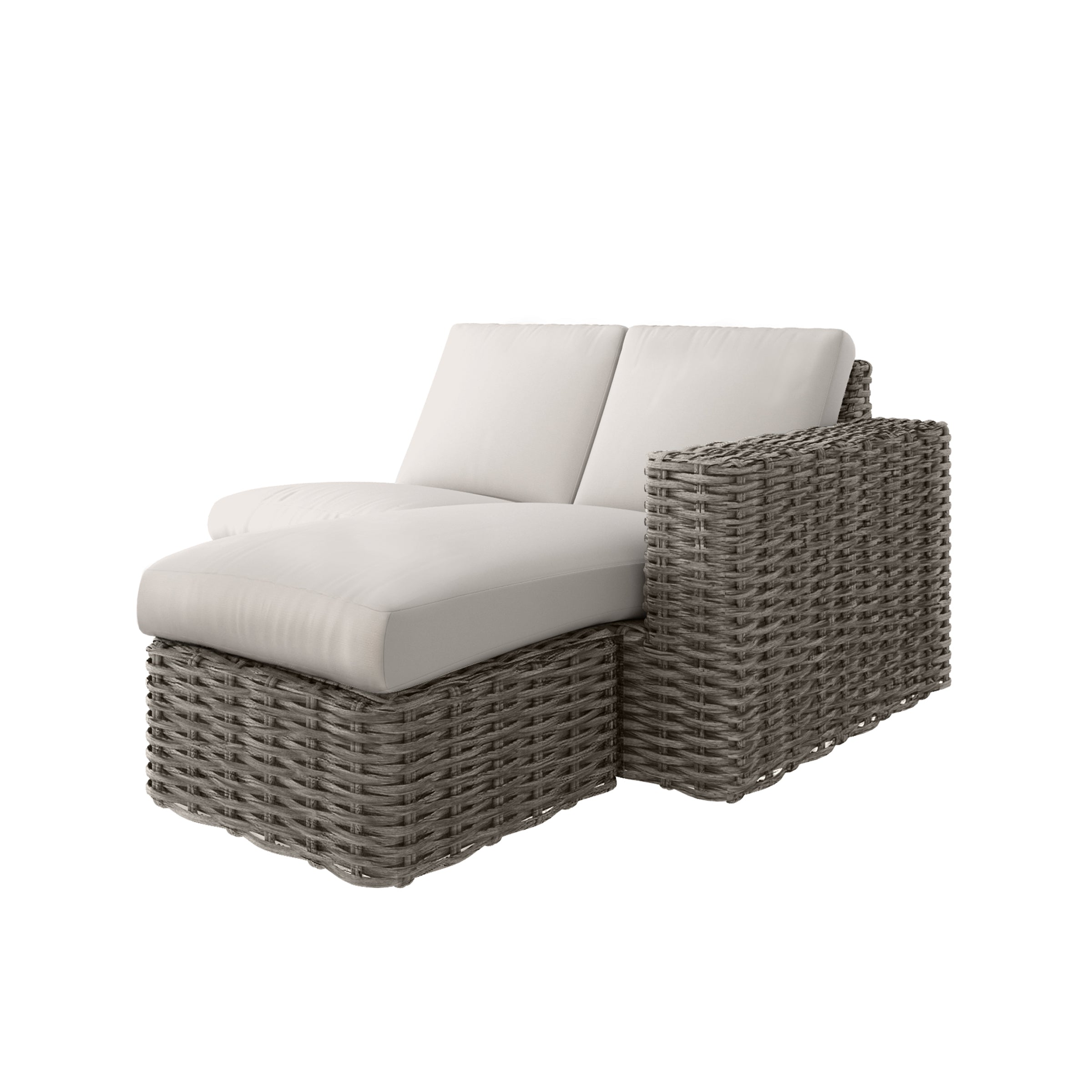 Mia Left Loveseat Section with Chaise Cushion