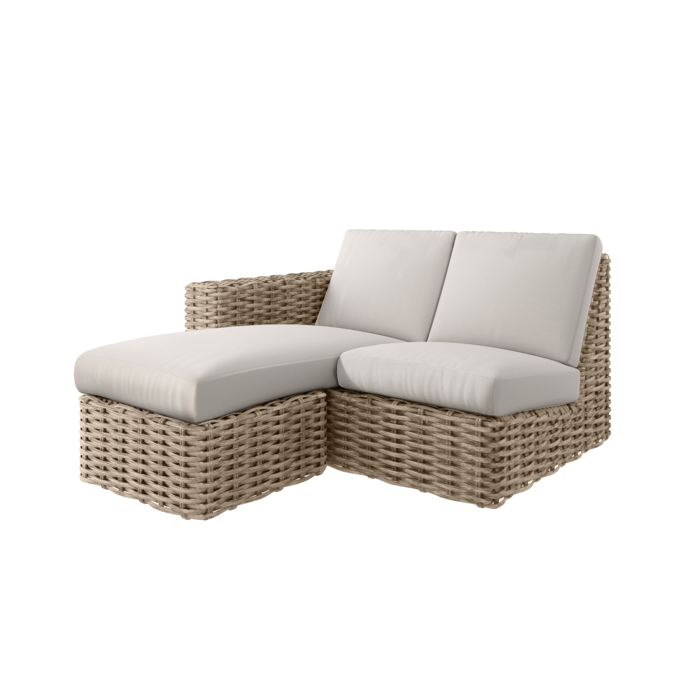 Mia Right Loveseat Section with Chaise Cushion