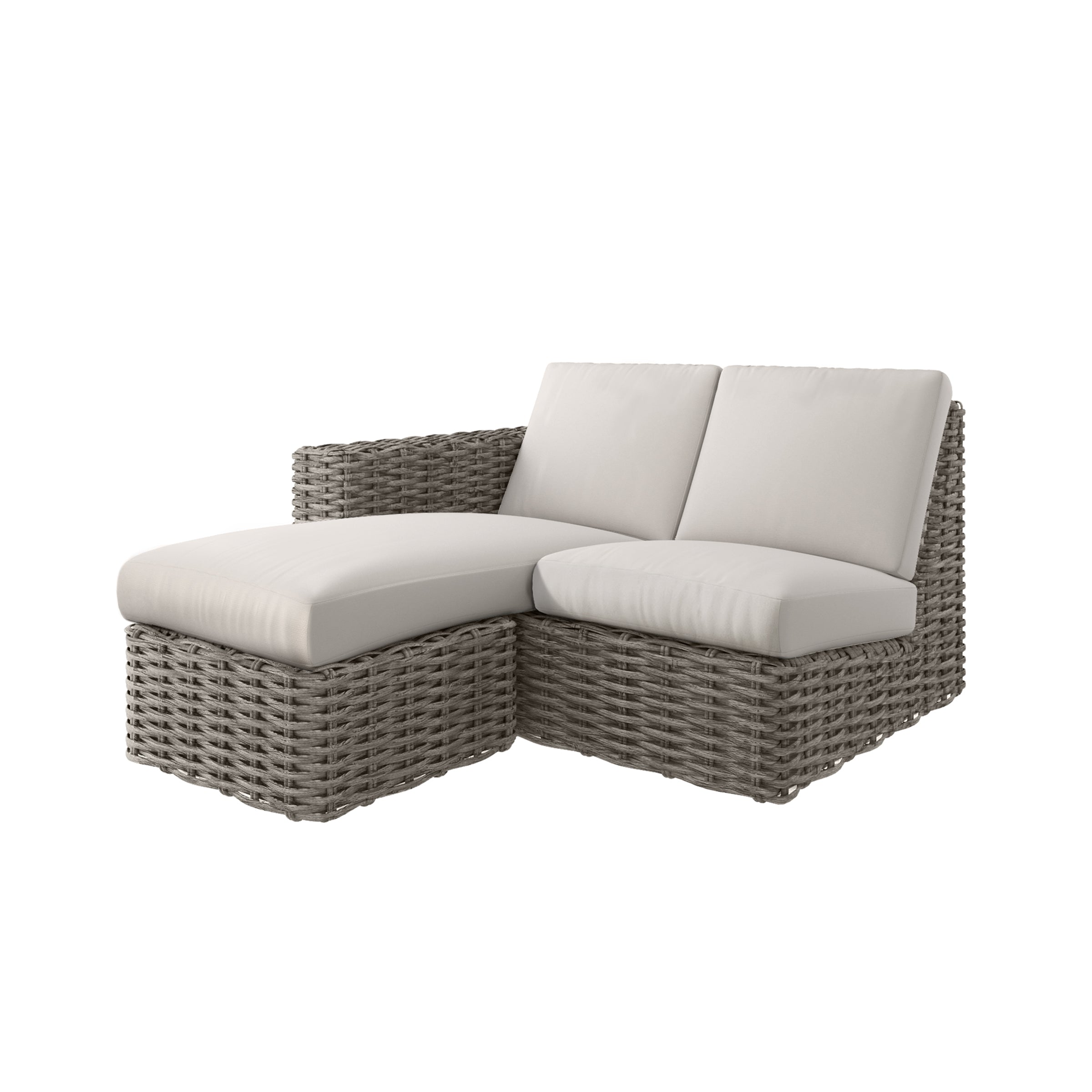 Mia Right Loveseat Section with Chaise Cushion