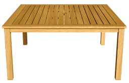 Newport 62" Square Dining Table