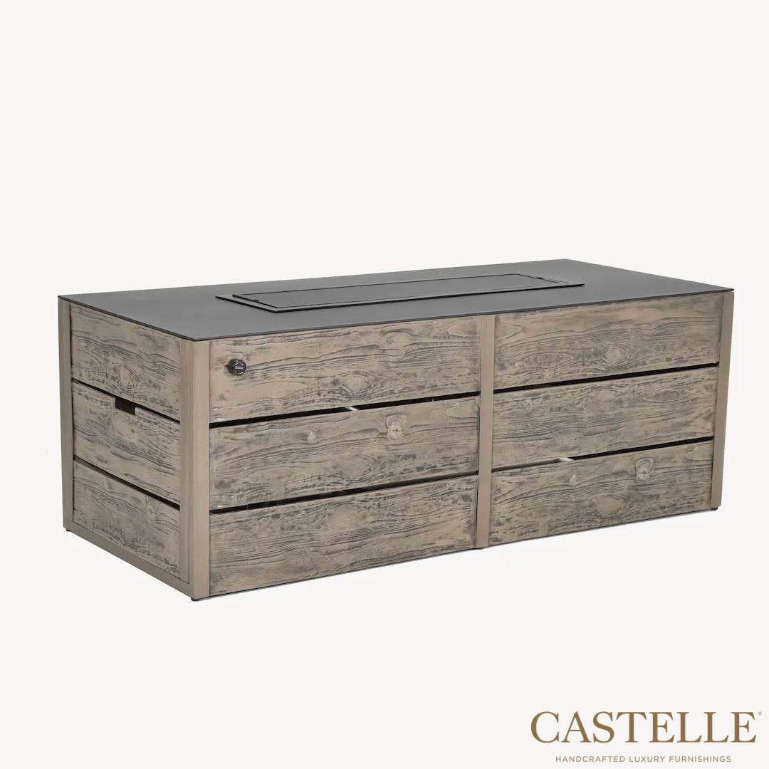 Nature's Wood Rectangular Firepit