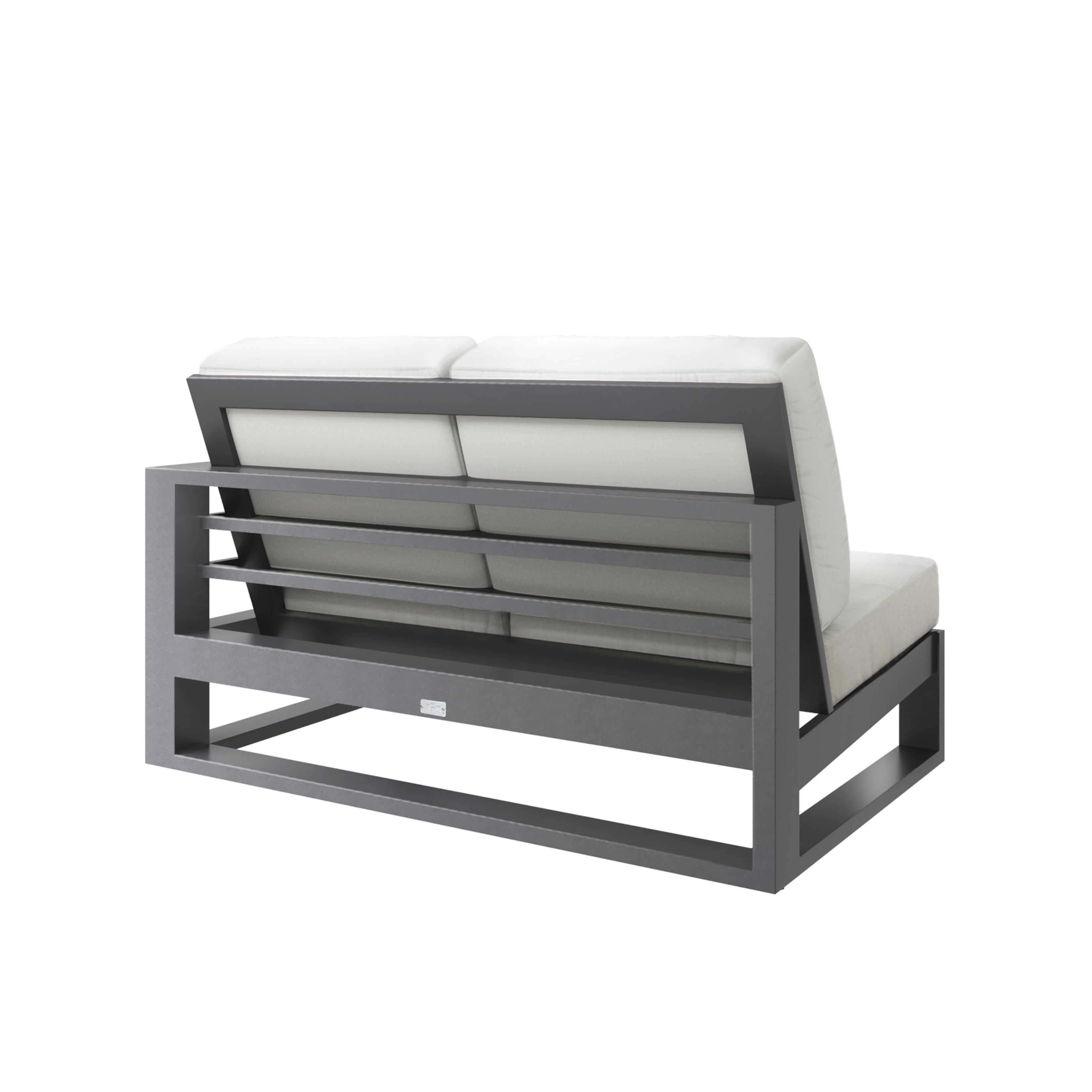 Palermo High Back Left Arm Loveseat Section