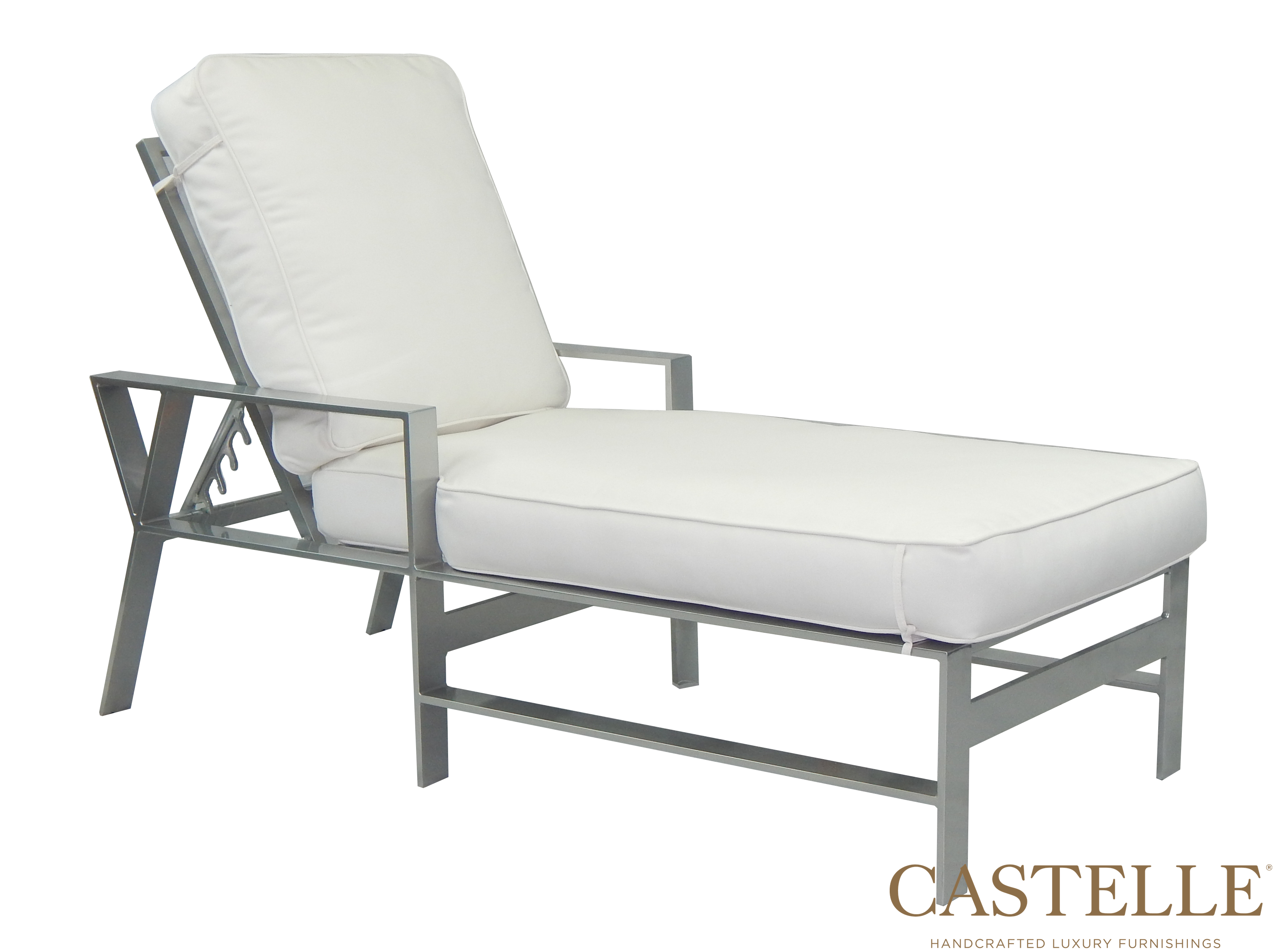 Trento Adjustable Cushioned Chaise Lounge