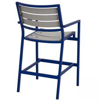 Cabana Club Aluminum Slat Bar Stool