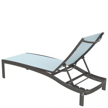KOR Relaxed Sling Armless Chaise Lounge