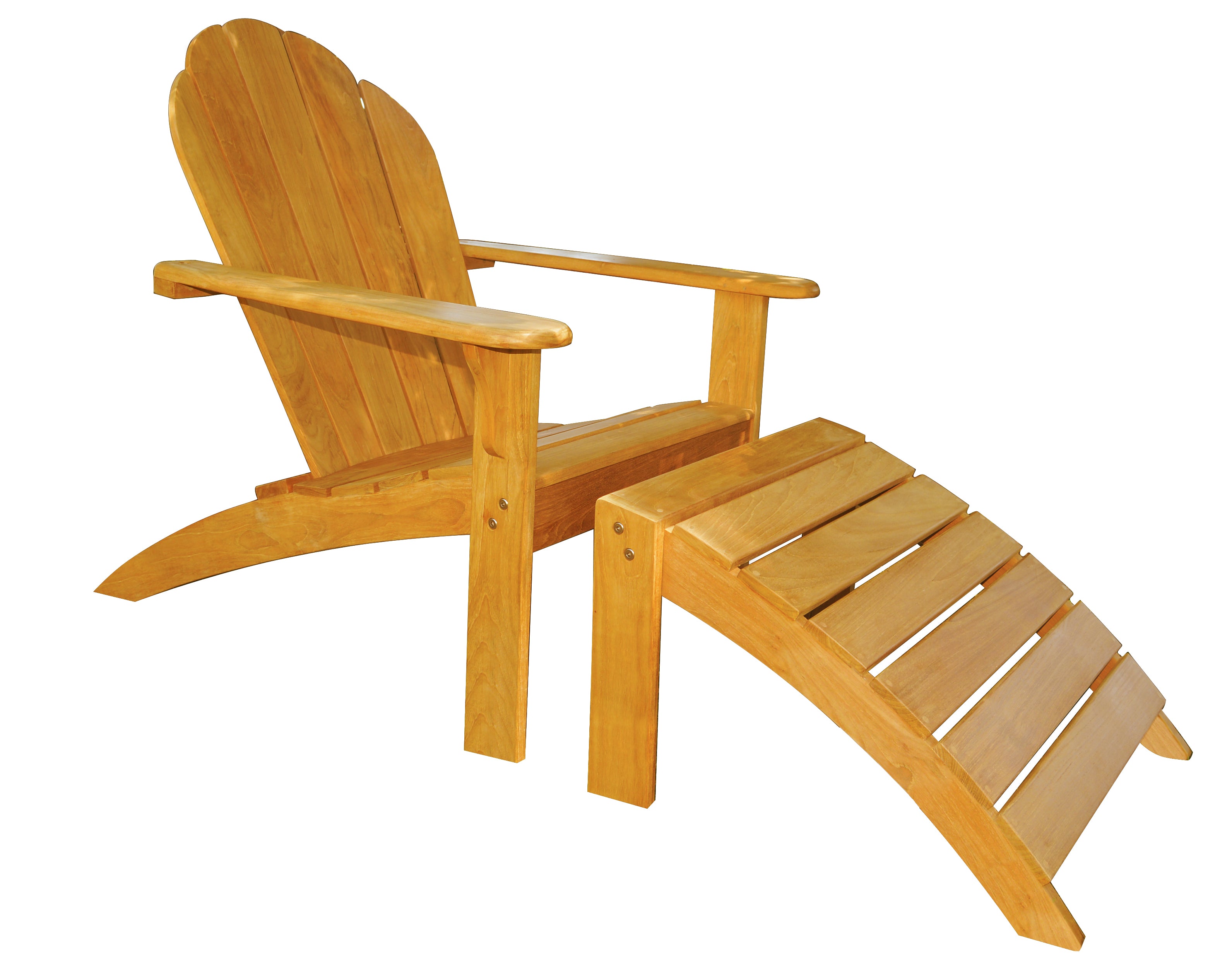 Adirondack Chair and Footstool