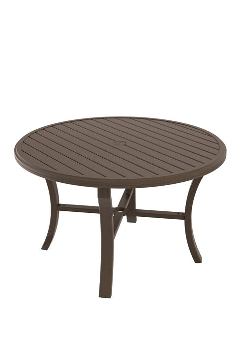 Banchetto 48" Round KD Dining Umbrella Table