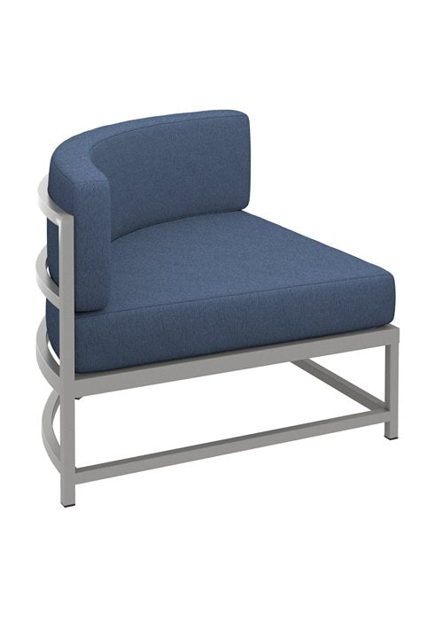 Cabana Club Cushion Curved Corner Module (17" Seat Height)