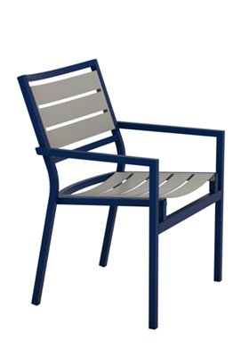 Cabana Club Aluminum Slat Dining Chair