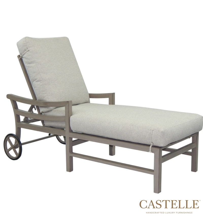 Roma Adjustable Cushioned Chaise Lounge