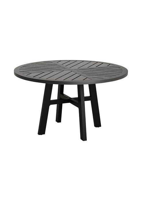 Crestwood 48" Round KD Dining Umbrella Table