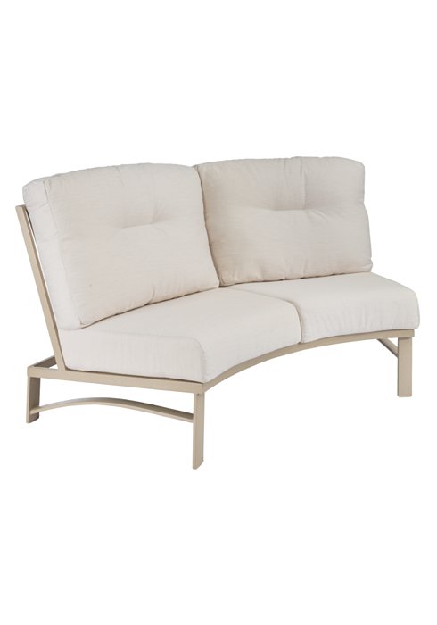 Kenzo Armless Crescent Love Seat