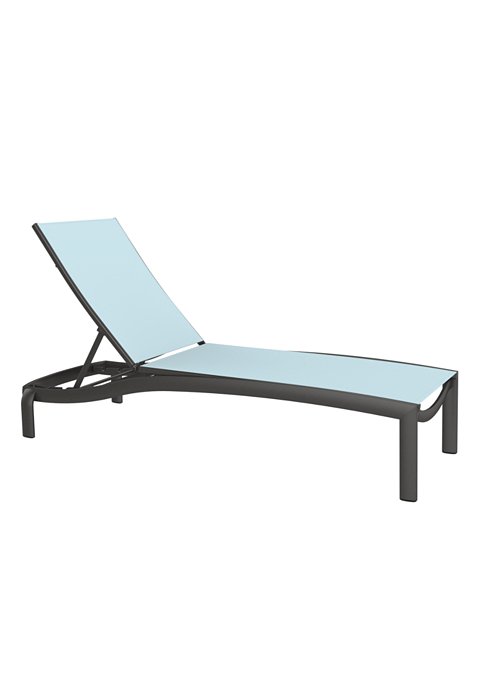 KOR Relaxed Sling Armless Chaise Lounge