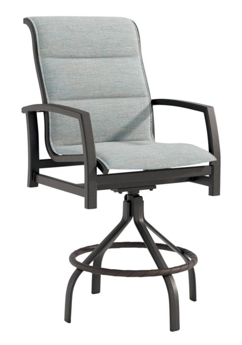 Muirlands Padded Sling Swivel Bar Stool